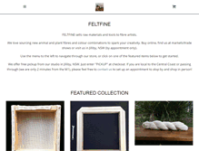 Tablet Screenshot of feltfine.com.au